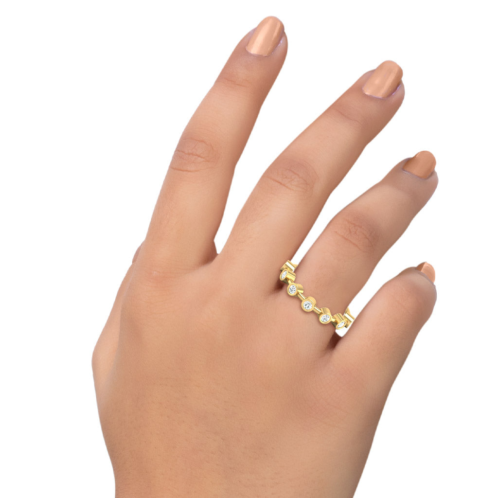18k Real Diamond Ring JGD-2305-08428