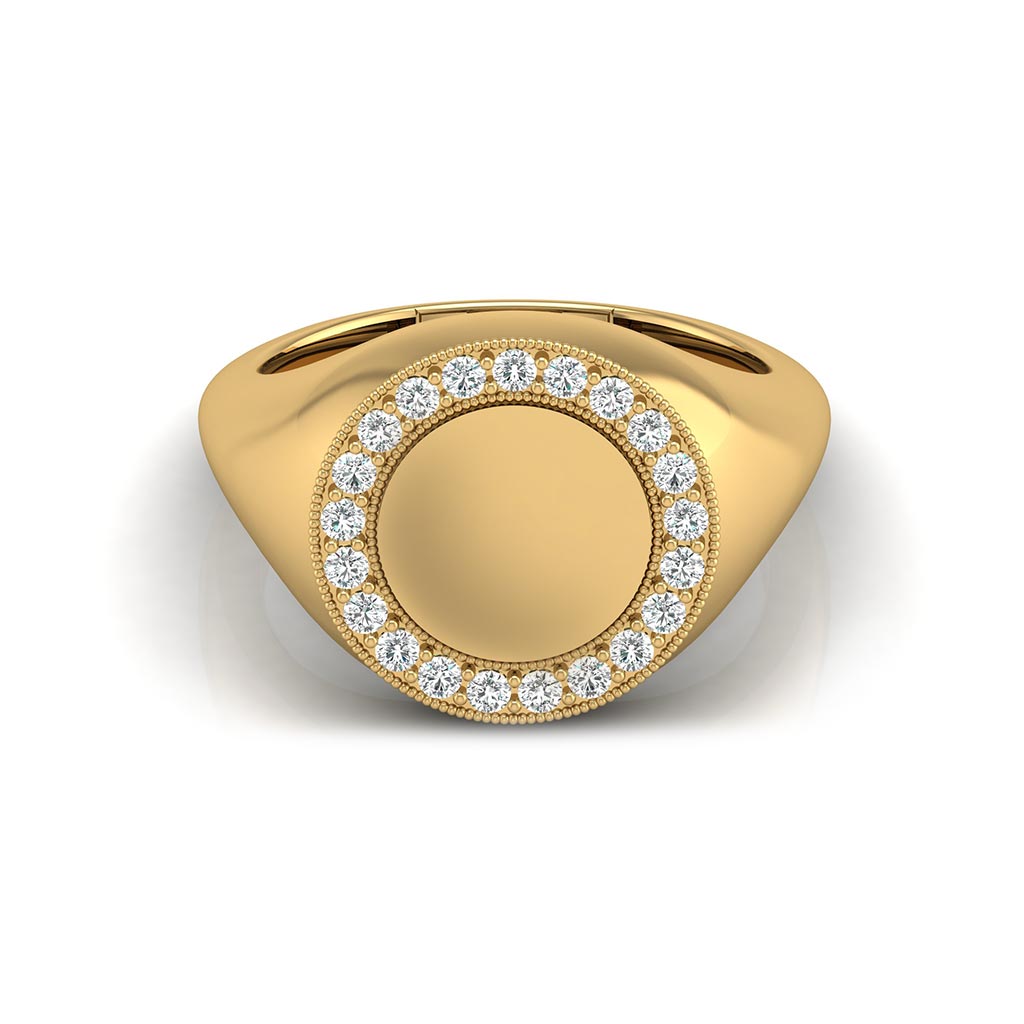 18k Real Diamond Ring JGD-2305-08454