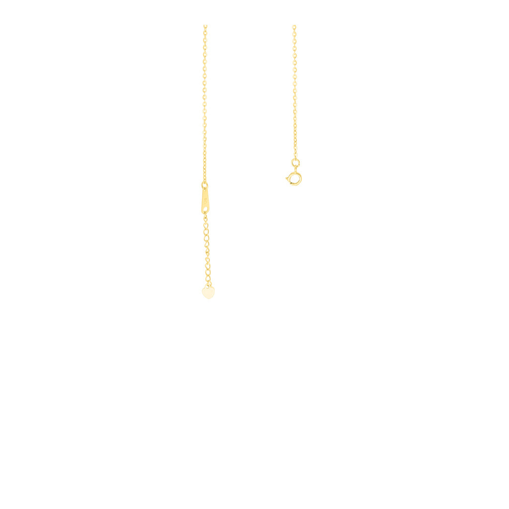 18k Plain Gold Necklace JGI-2109-05169