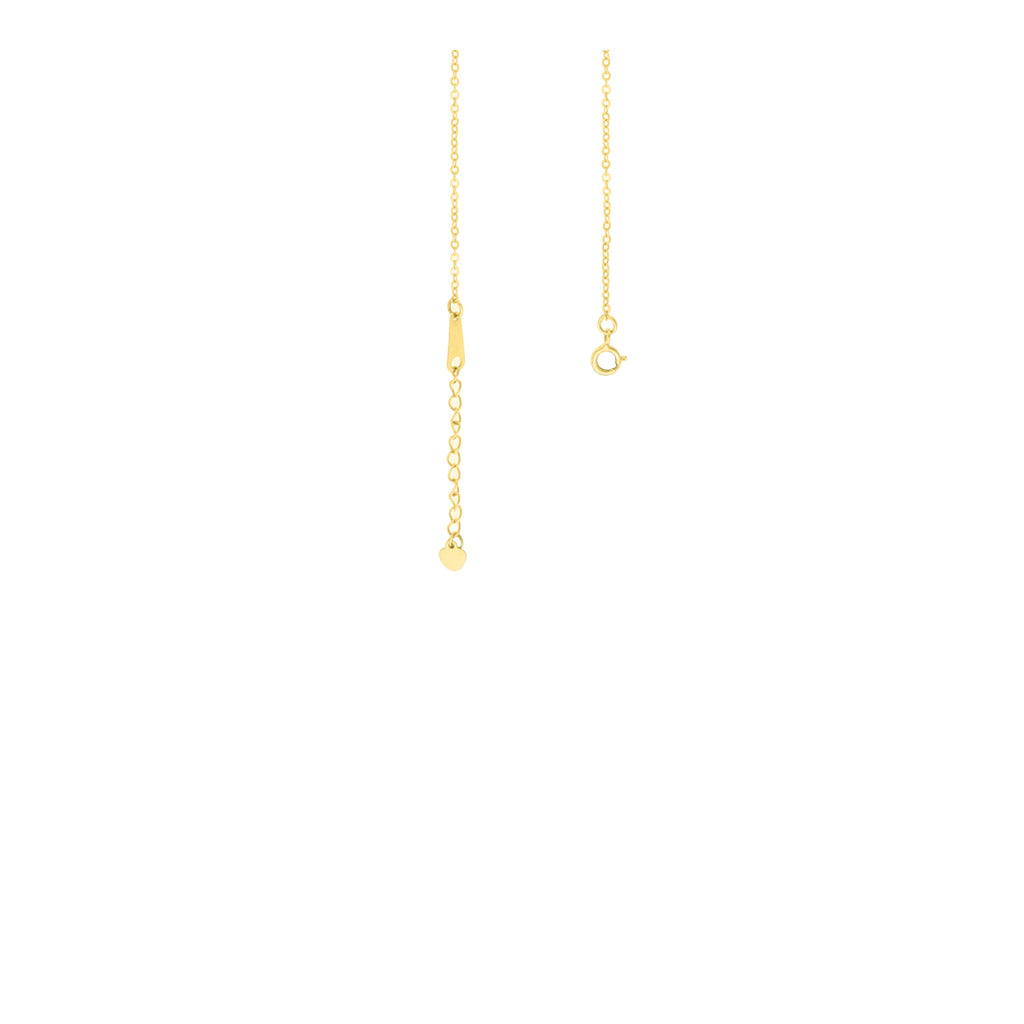 18k Plain Gold Necklace JGI-2109-05170