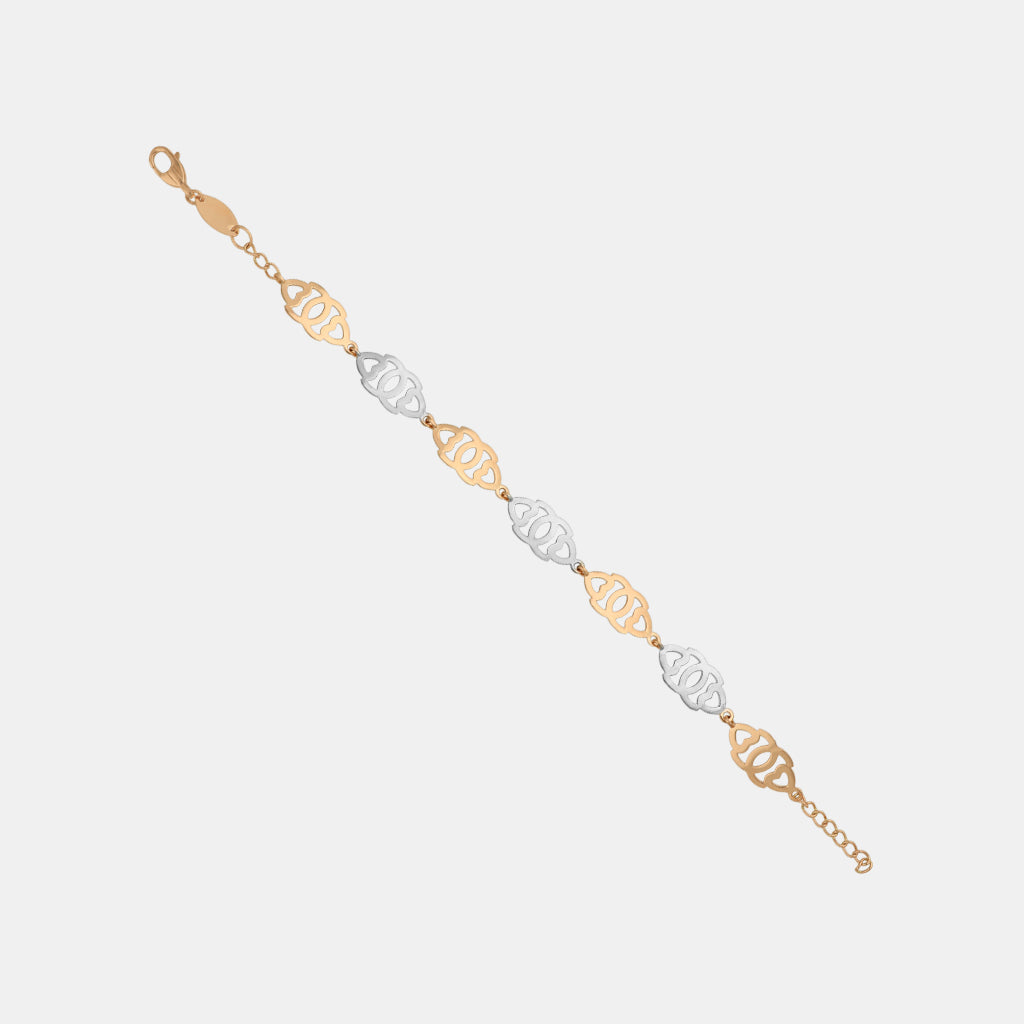 18k Plain Gold Bracelet JGI-2303-08164