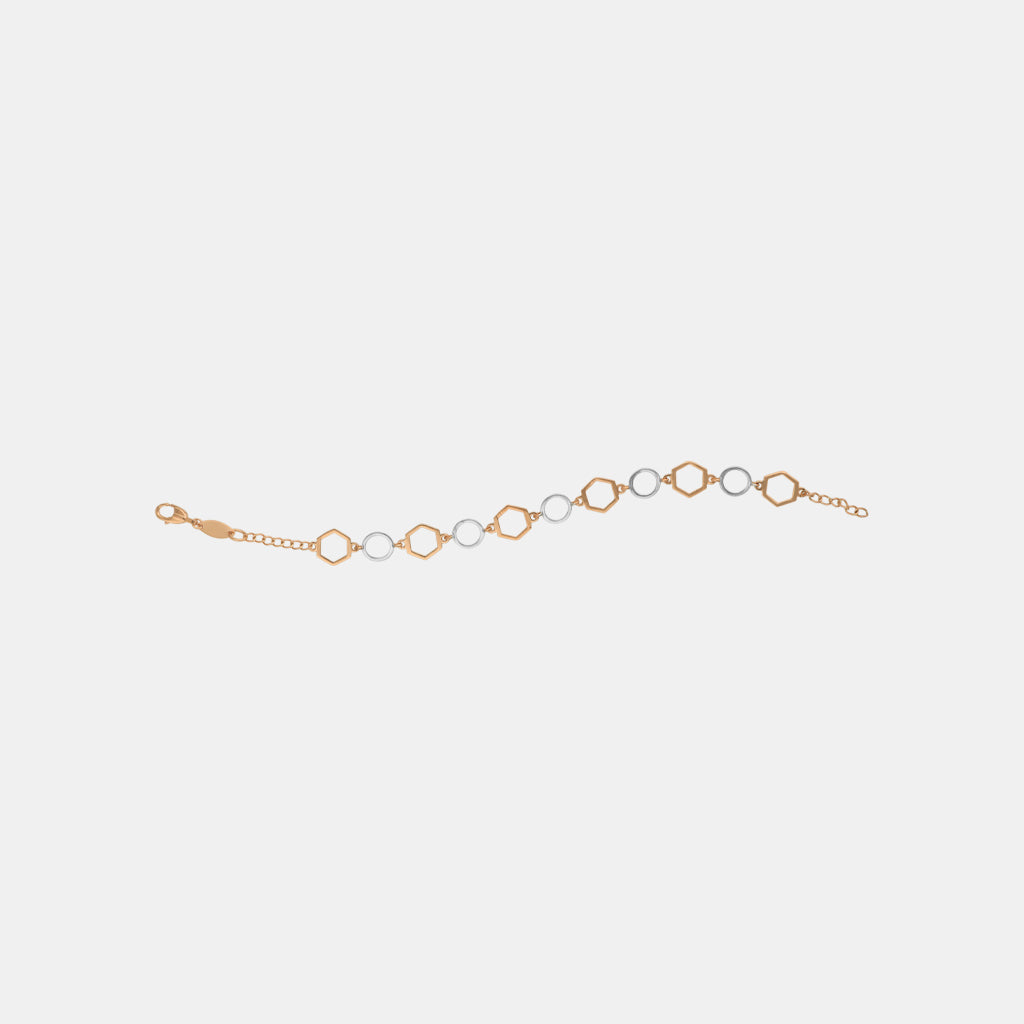 18k Plain Gold Bracelet JGI-2303-08165