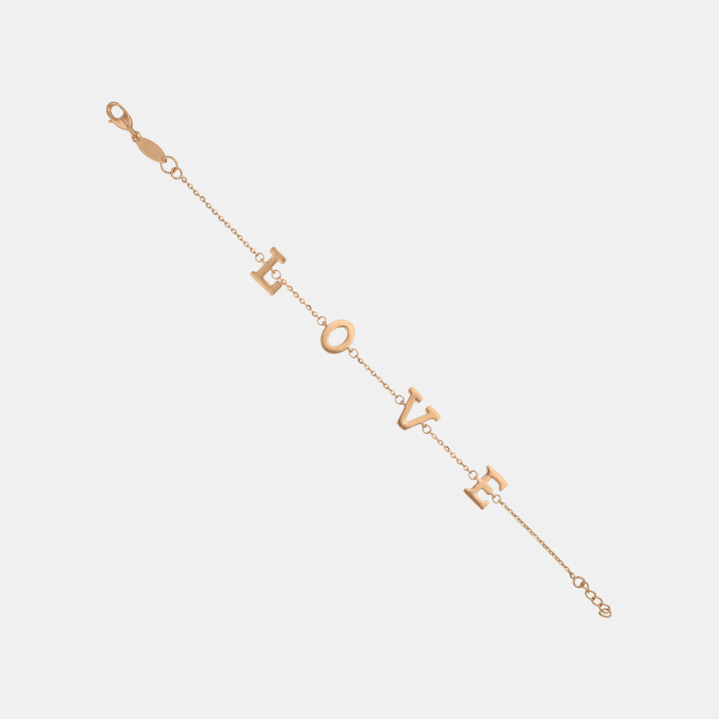 18k Plain Gold Bracelet JGI-2303-08166