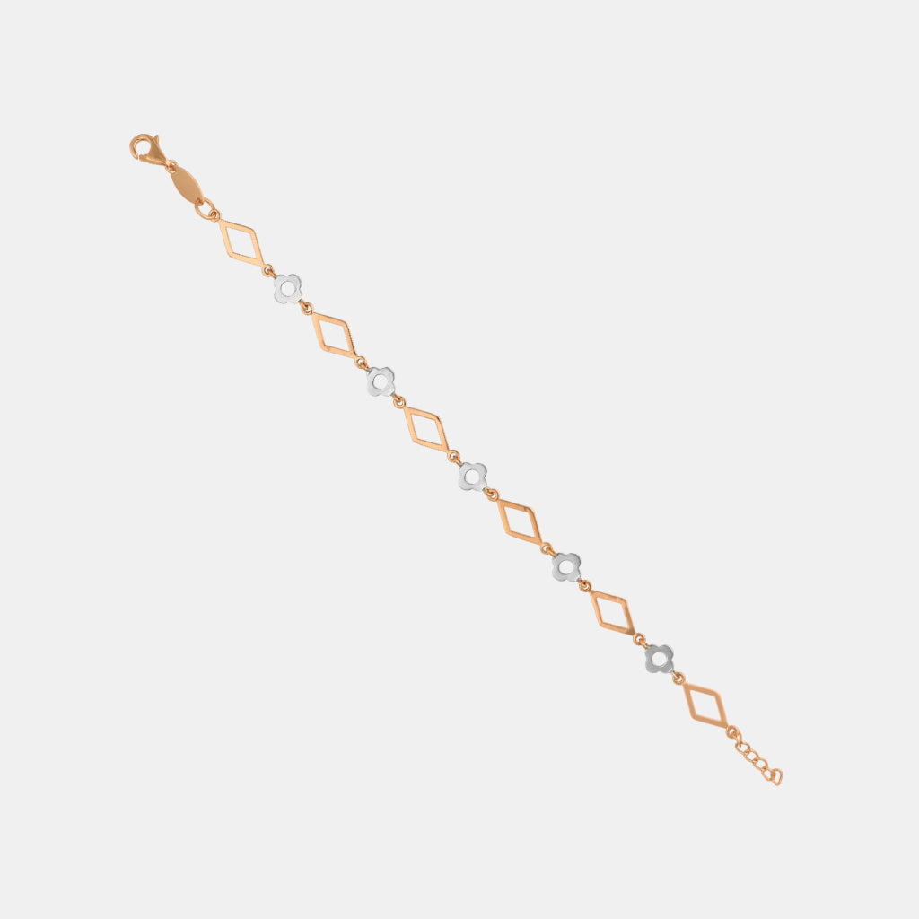 18k Plain Gold Bracelet JGI-2303-08167