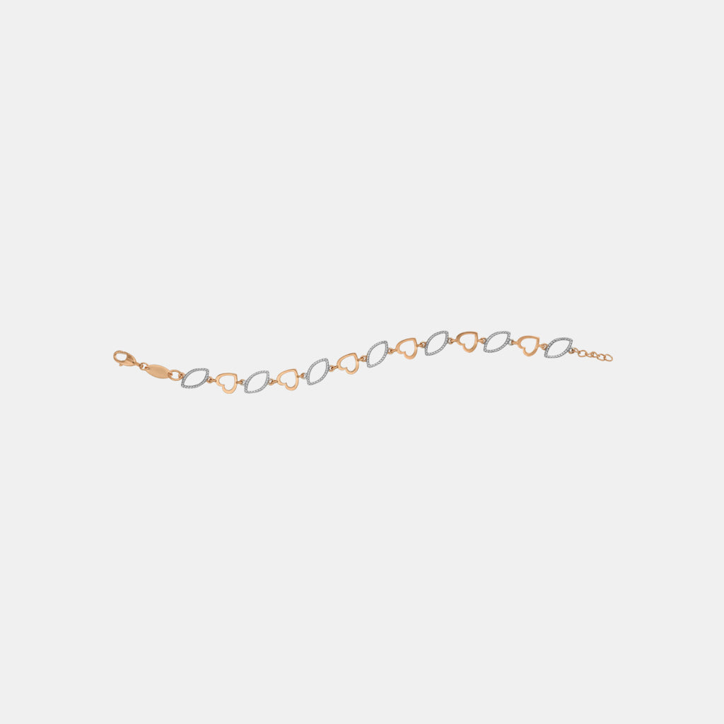 18k Plain Gold Bracelet JGI-2303-08172