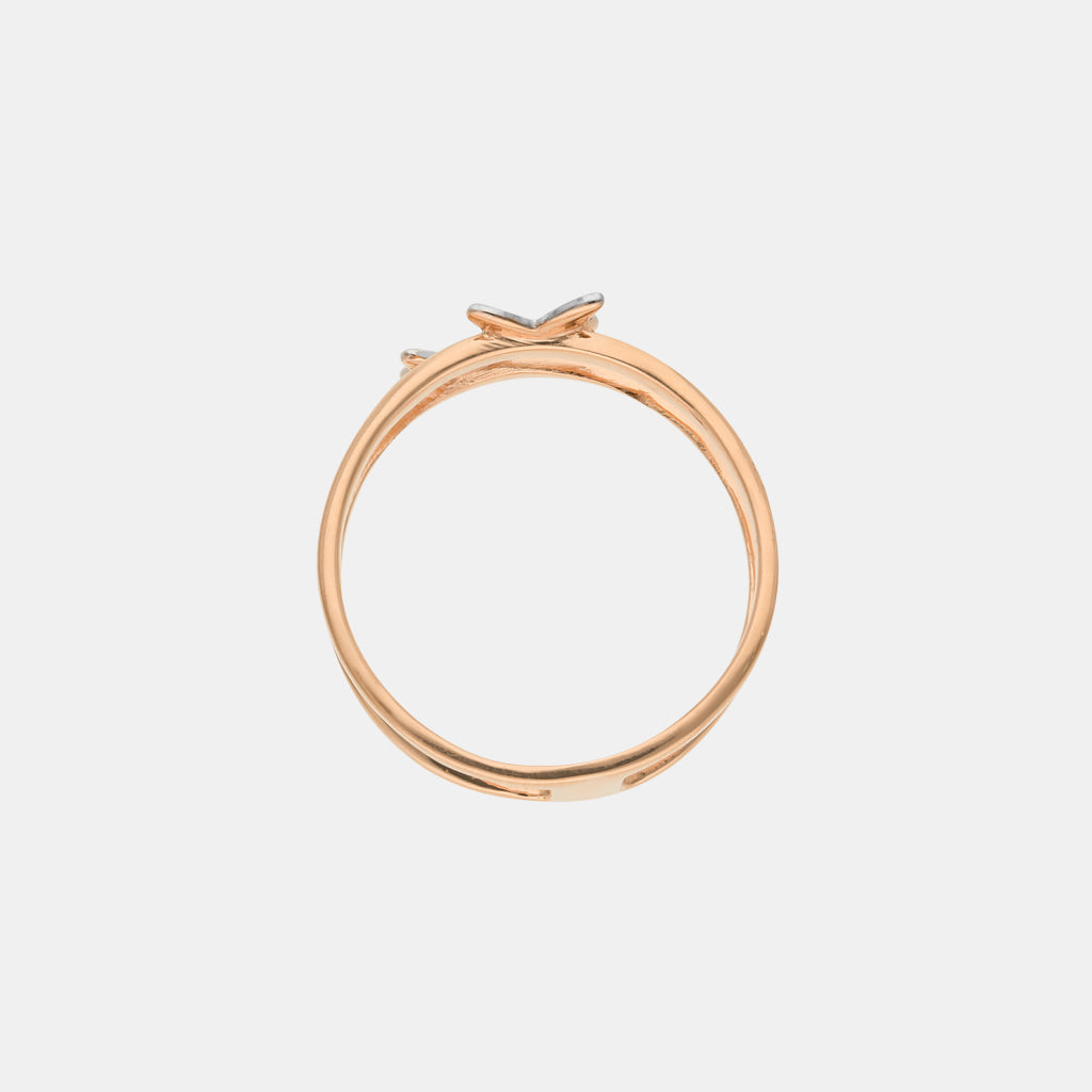 18k Plain Gold Ring JGI-2303-08198