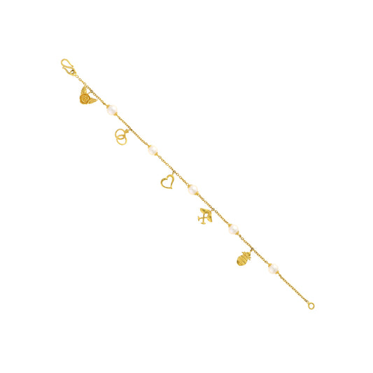 22k Pearl Bracelet JGP-2109-04972