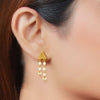 22k Pearl Earring JGP-2212-07842