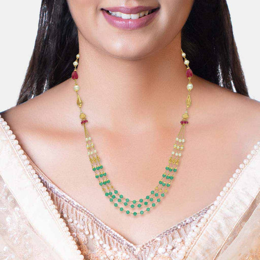 Alexa Pearl Chain Necklace – Golden Rays Co