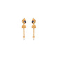 22k Plain Gold Earring JGS-1911-00451