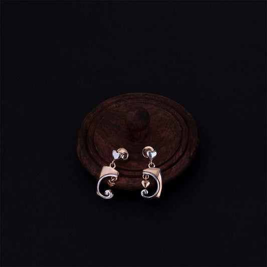 22k Plain Gold Earring JGS-1911-00511