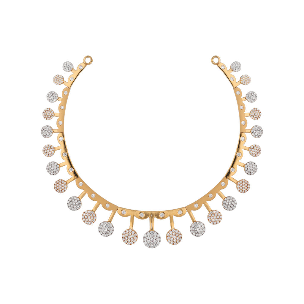 22k Gemstone Necklace Set JGS-1912-01100