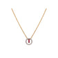 22k Gemstone Necklace Set JGS-1912-01166
