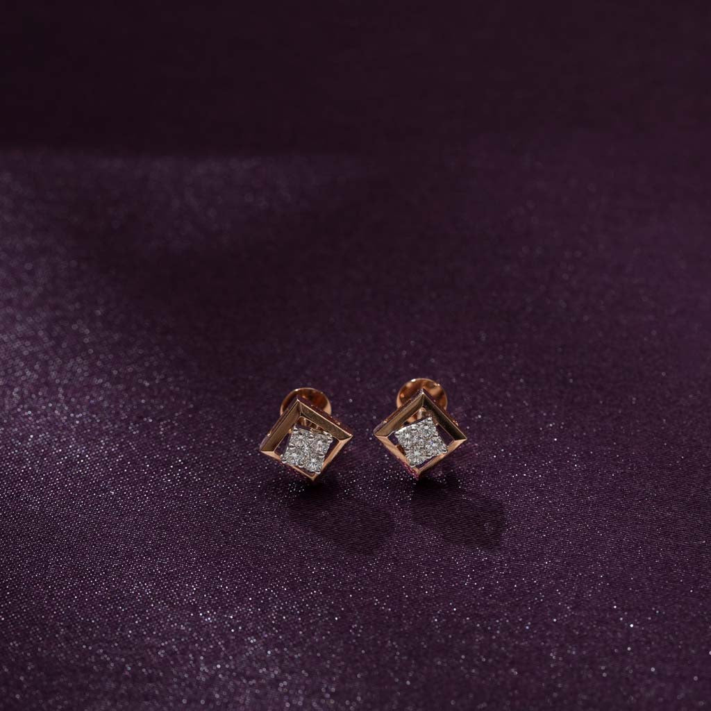 18k Real Diamond Earring JGS-2005-02429