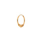 22k Plain Gold Earring JGS-2006-02753