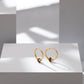 22k Plain Gold Earring JGS-2006-02755