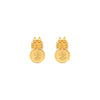22k Plain Gold Earring JGS-2006-02856