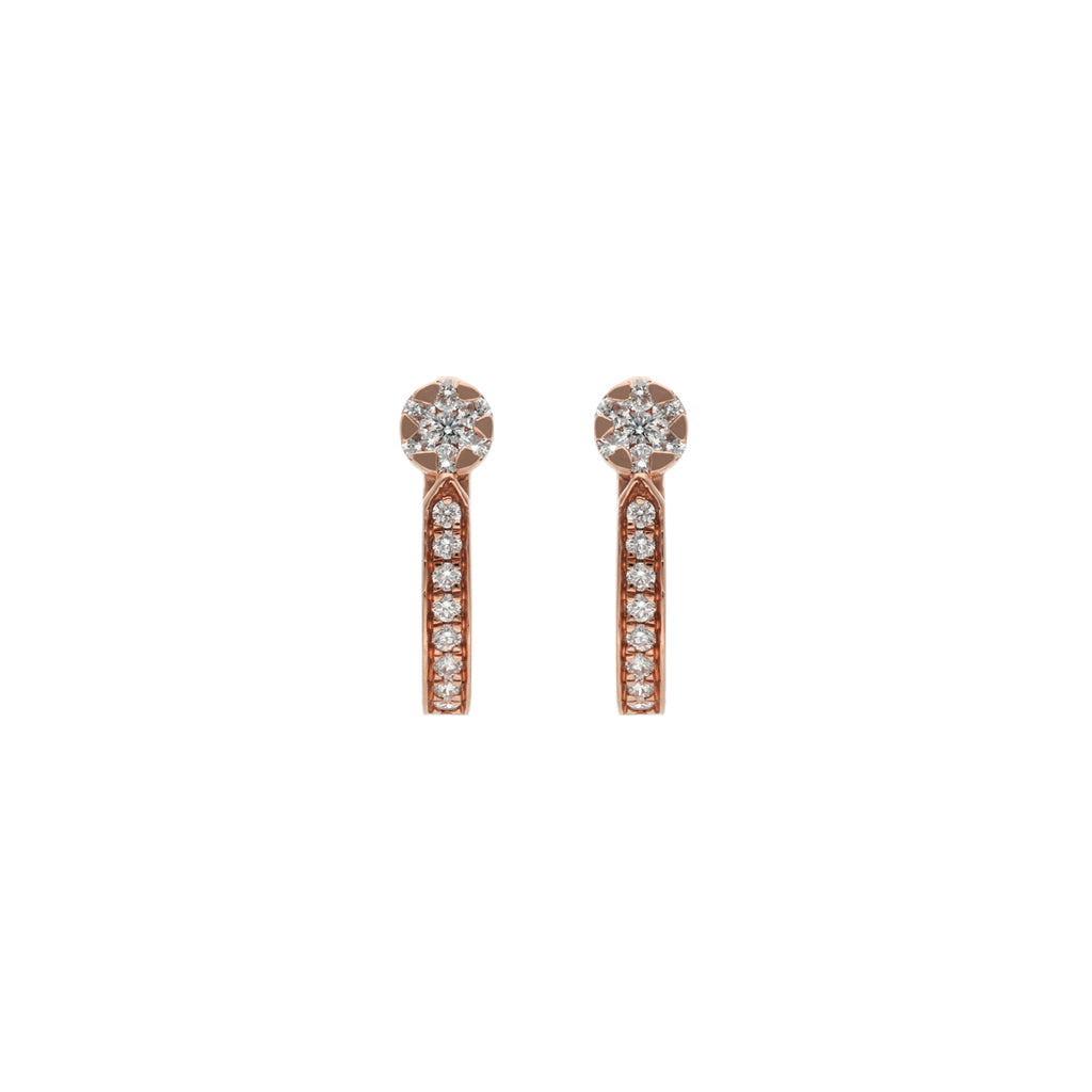 18k Real Diamond Earring JGS-2006-02876
