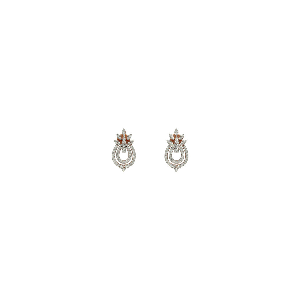 18k Real Diamond Earring JGS-2006-03016
