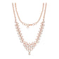 18k Real Diamond Necklace Set JGS-2010-03299