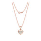 18k Real Diamond Necklace Set JGS-2011-03425