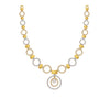 22k Gemstone Necklace Set JGS-2012-03501