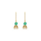 22k Plain Gold Earring JGS-2012-03544