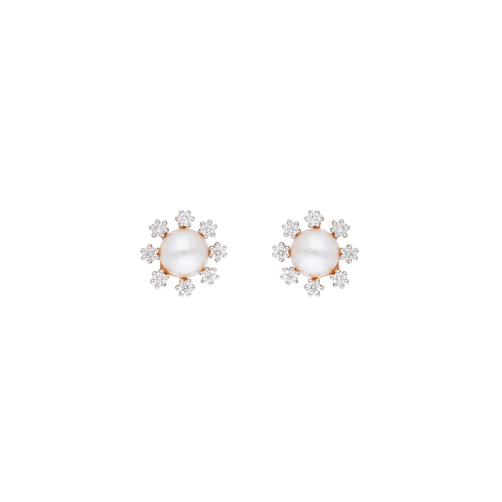 18k Real Diamond Necklace Set JGS-2012-03573
