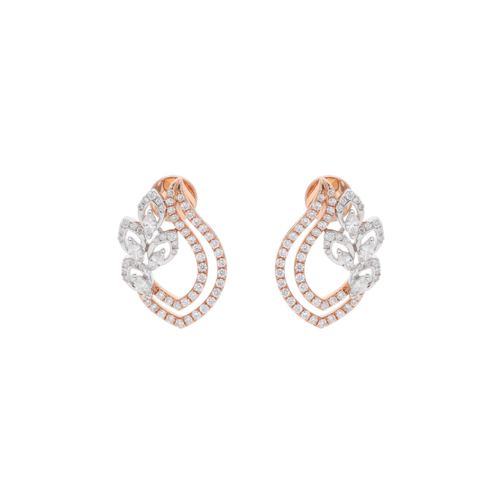 18k Real Diamond Earring JGS-2012-03589
