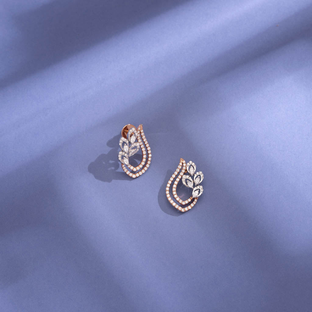 18k Real Diamond Earring JGS-2012-03589