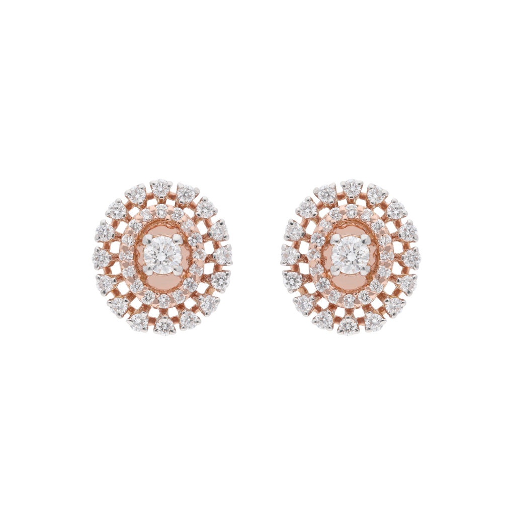 18k Real Diamond Earring JGS-2012-03592