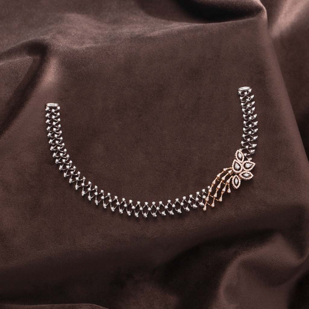 18k Real Diamond Necklace JGS-2012-03597