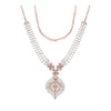 18k Real Diamond Necklace Set JGS-2012-03605