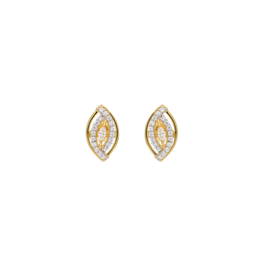 22k Gemstone Earring JGS-2101-00014