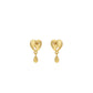 22k Plain Gold Earring JGS-2101-00015