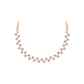 18k Gemstone Necklace Set JGS-2101-00068