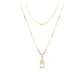 22k Plain Gold Necklace JGS-2102-00110