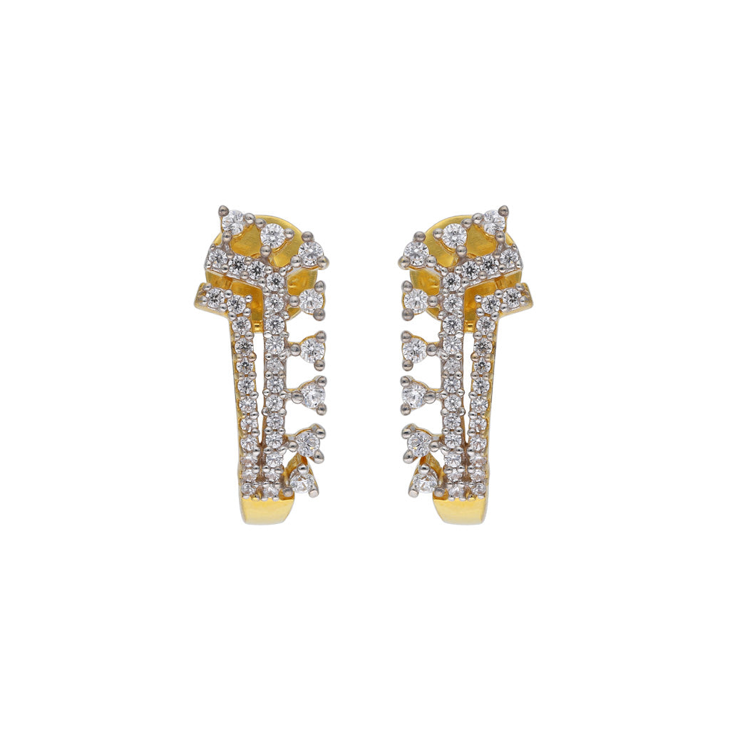 22k Gemstone Earring JGS-2102-00114