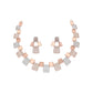 18k Gemstone Necklace Set JGS-2102-00158