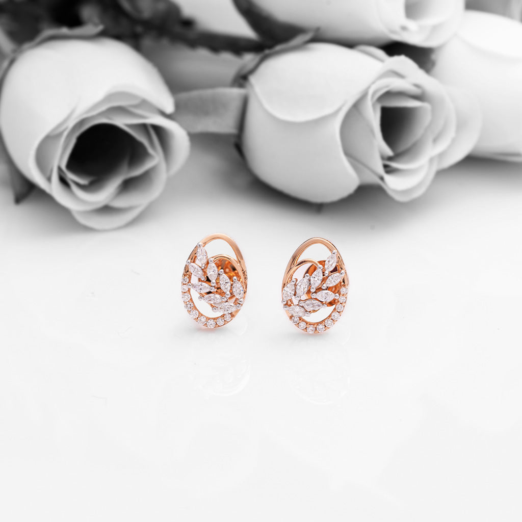 18k Real Diamond Earring JGS-2103-00301