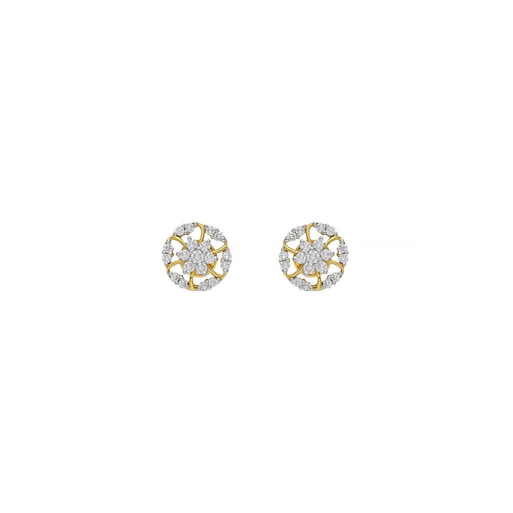 18k Real Diamond Earring JGS-2103-00340