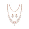 18k Real Diamond Necklace Set JGS-2103-00399