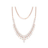 18k Real Diamond Necklace Set JGS-2103-00399