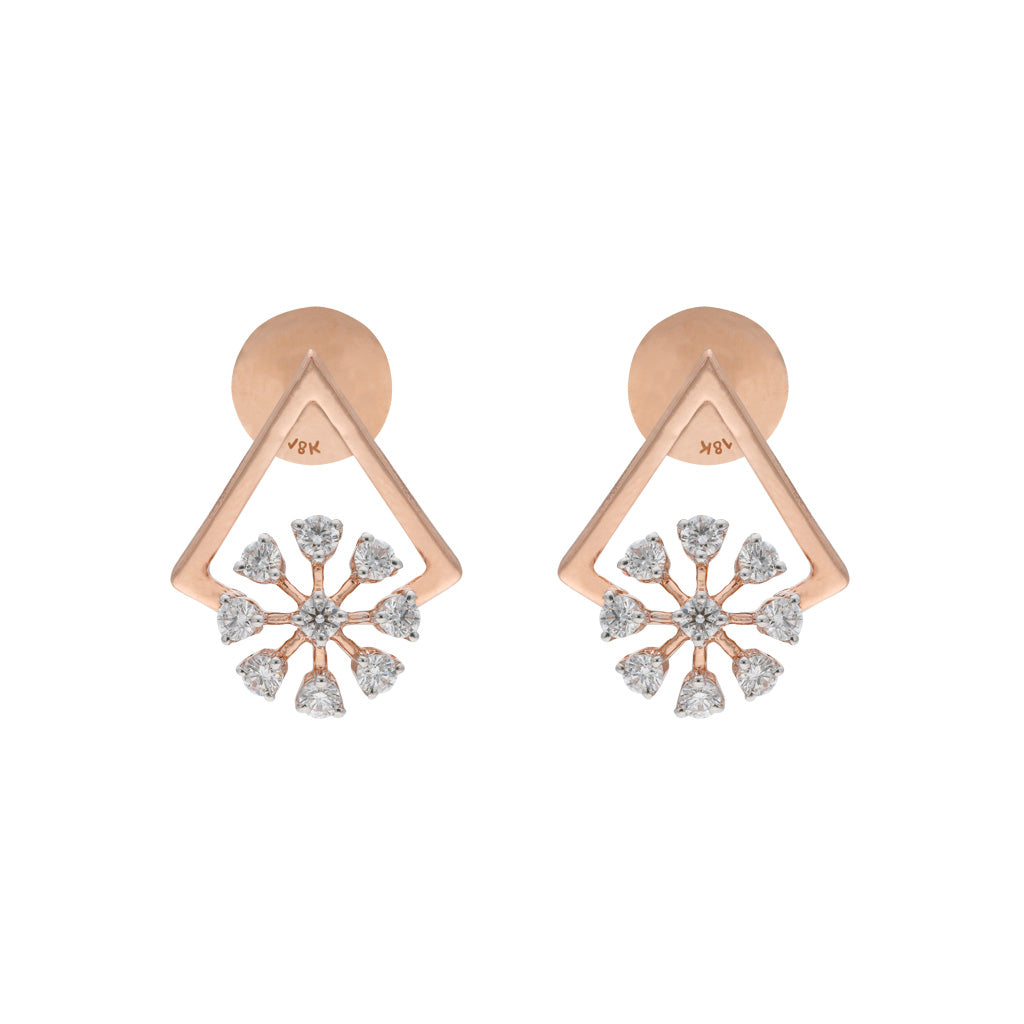 18k Real Diamond Earring JGS-2103-00405