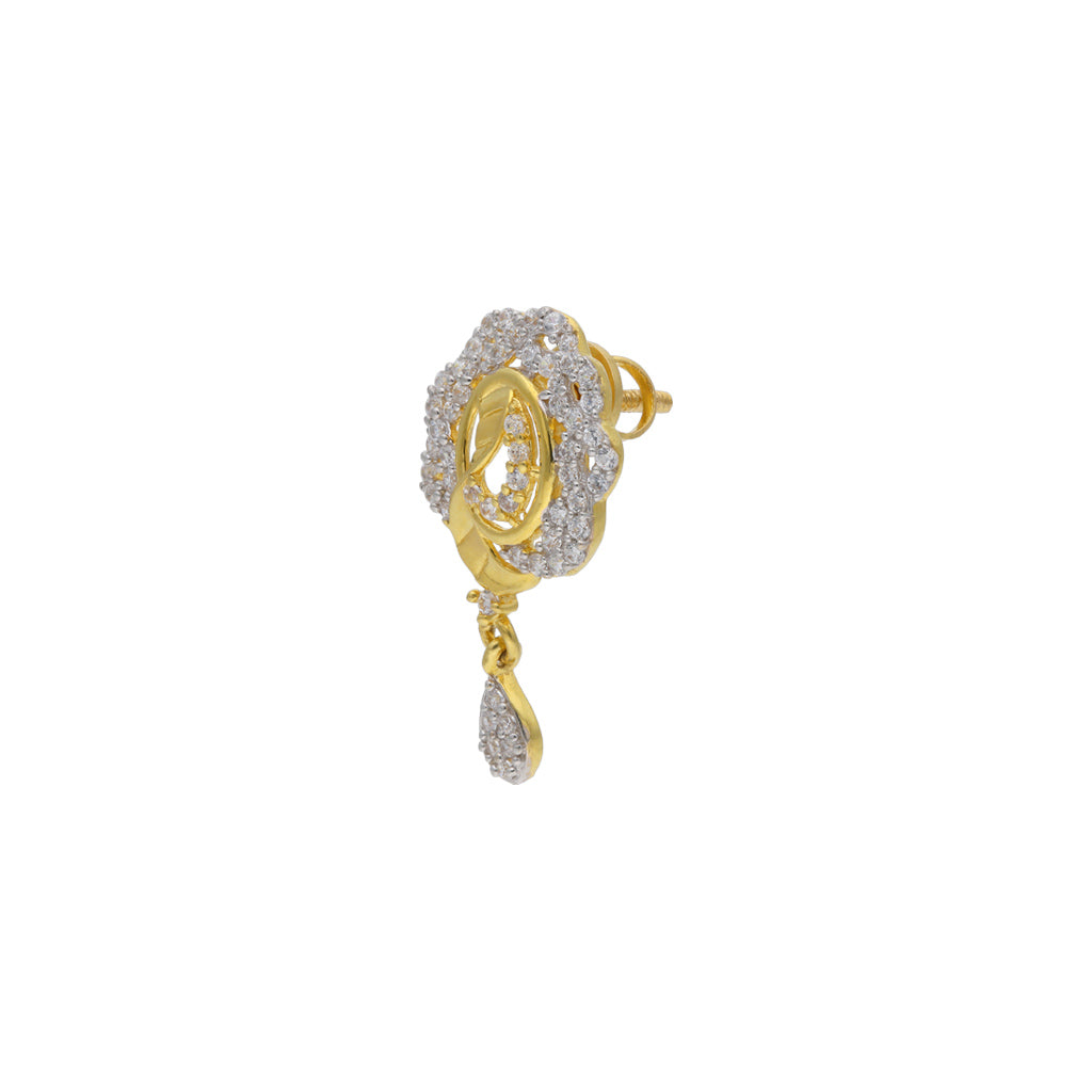 22k Gemstone Necklace Set JGS-2103-00495