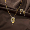22k Gemstone Necklace Set JGS-2103-00495