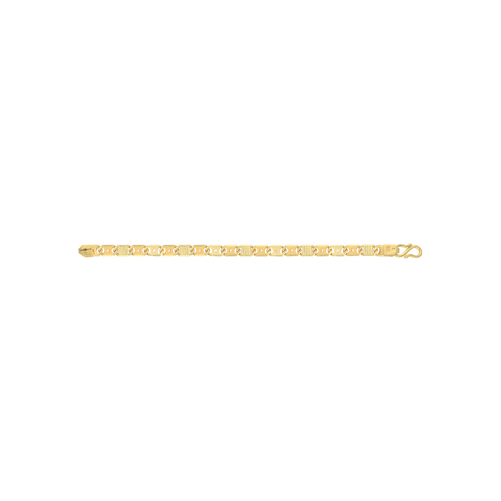 22k Plain Gold Bracelet JGS-2103-00506