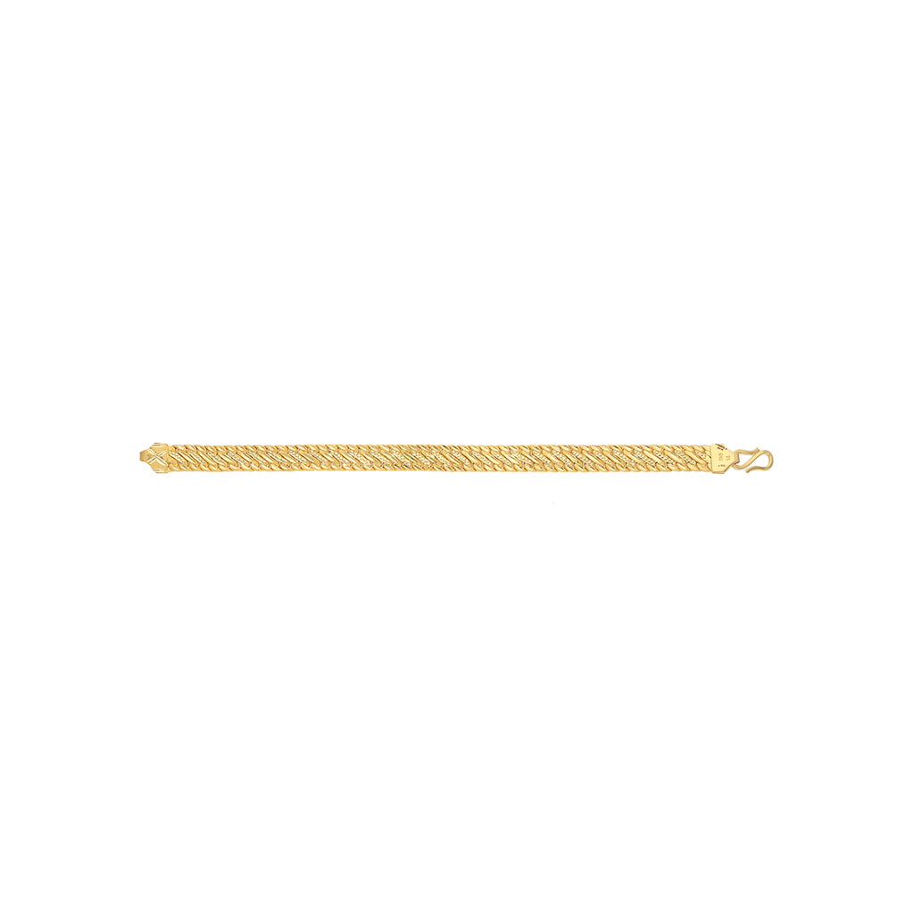 22k Plain Gold Bracelet JGS-2103-00511