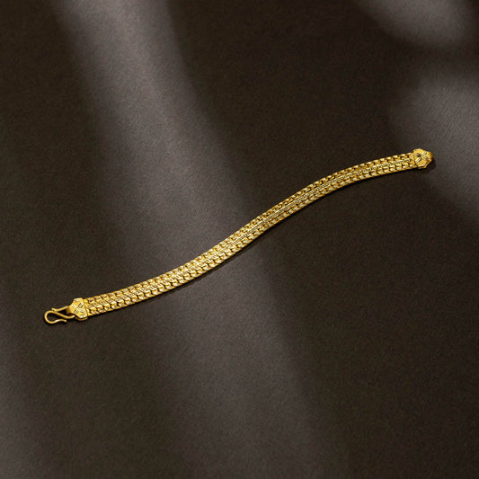 22k Plain Gold Bracelet JGS-2103-00511