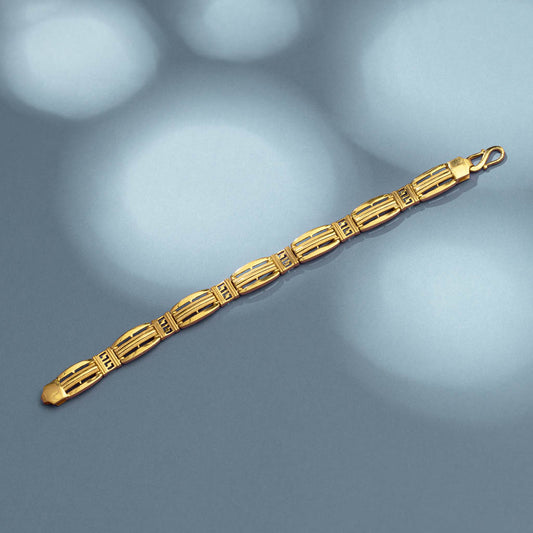 22k Plain Gold Bracelet JGS-2103-00512